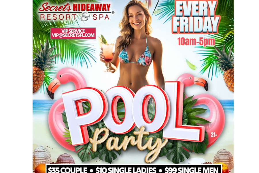 Pool Party 10am-5pm - Swingers Society