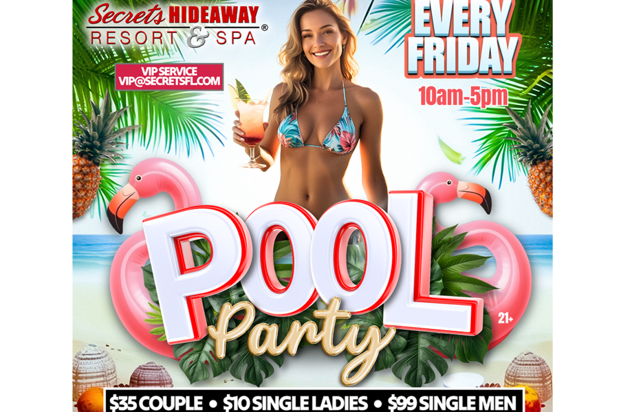 Friday Pool Party 10am-5pm