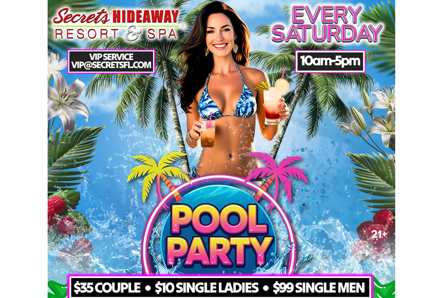 Saturday Pool Party - i.Candy parties Holiday Bash Takeover