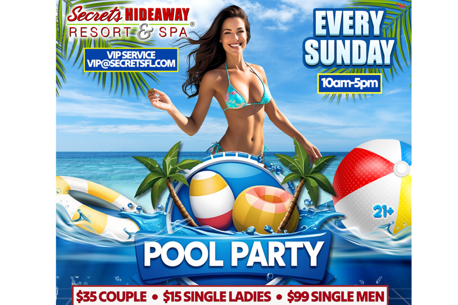 Sunday Pool Party 10am-5pm