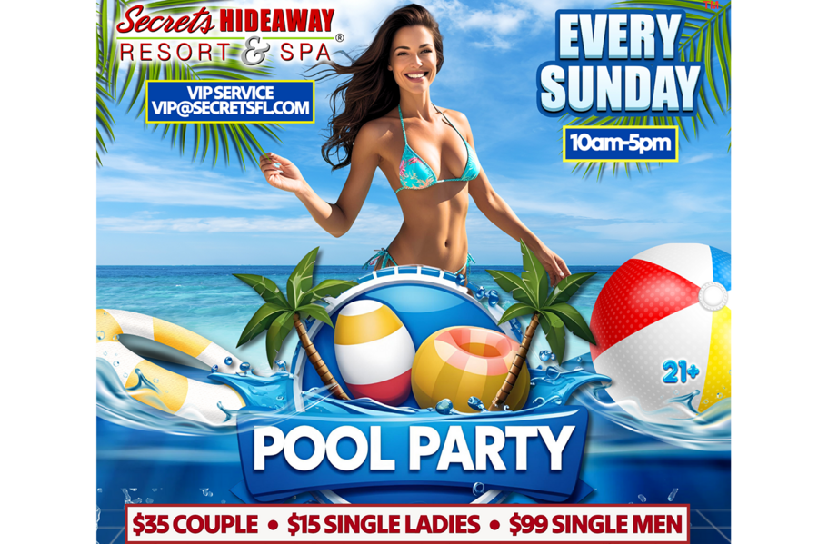 Sunday Pool Party 10am-5pm