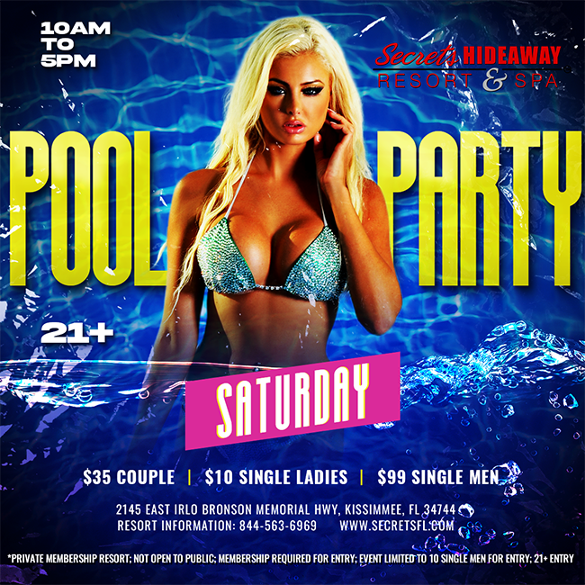 Pool Party 10am-5pm - Swingers Gone Wild®