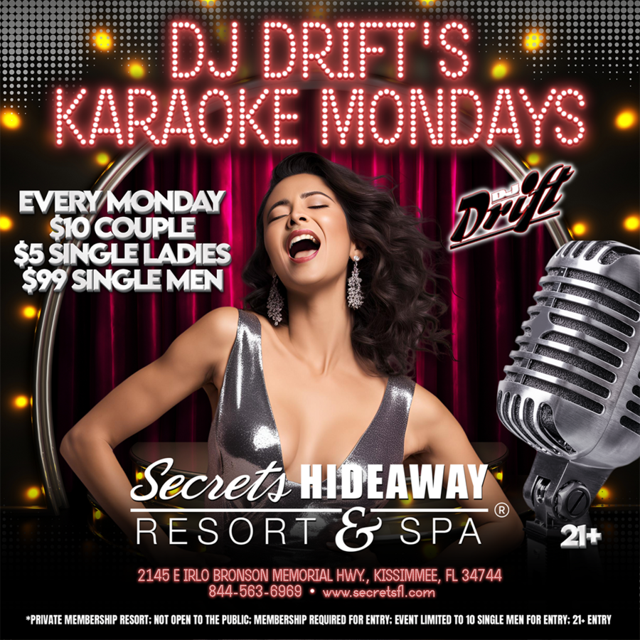 Karaoke Monday with DJ Drift