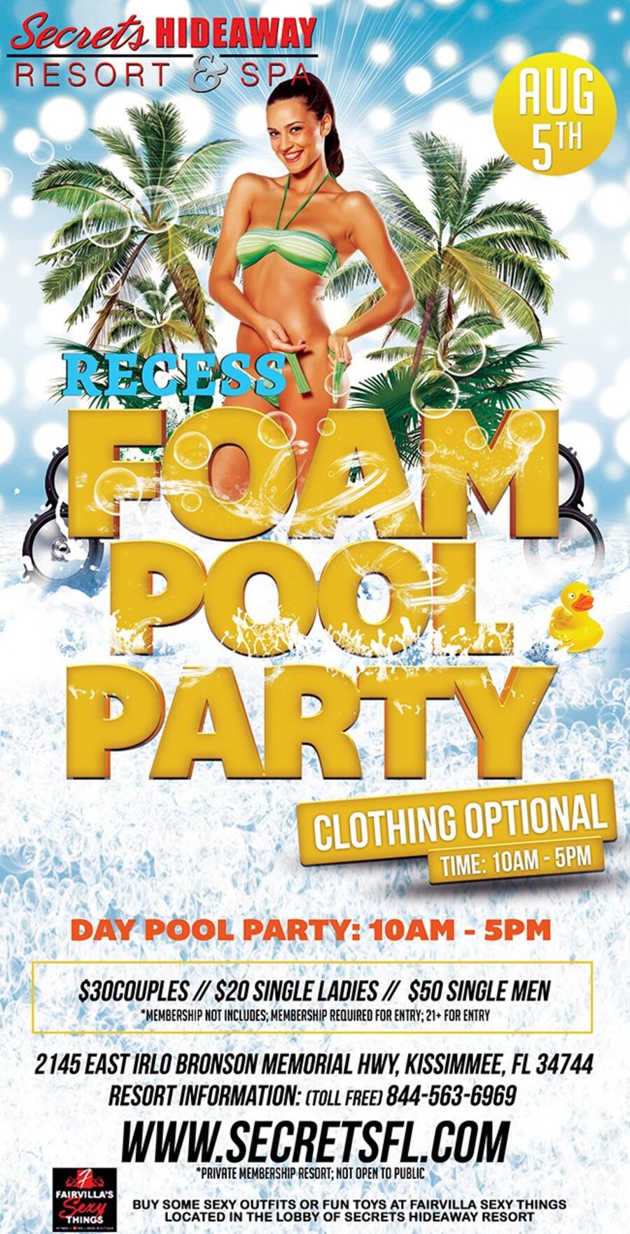 Recess Foam Pool Party - Back to School Swing Hotel Tak