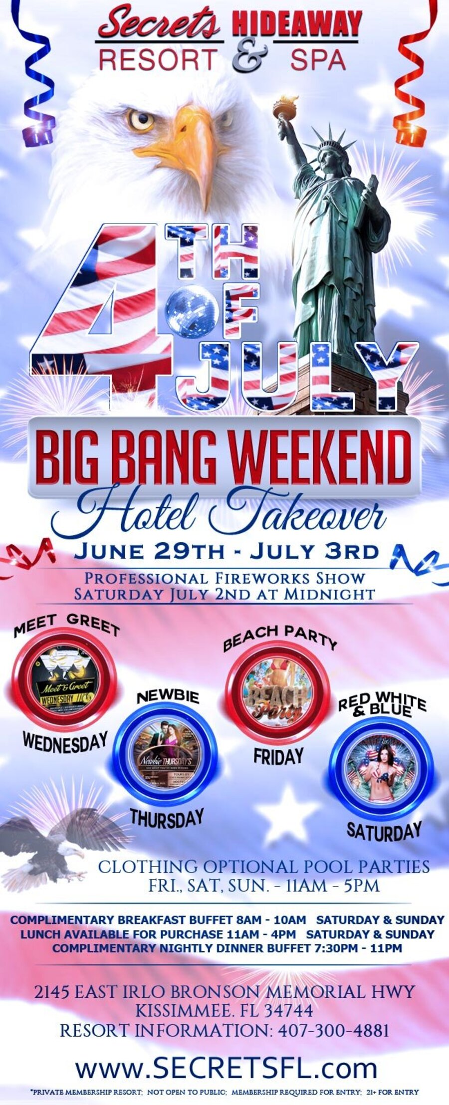 Red White & Blue - Big Bang Weekend 2016