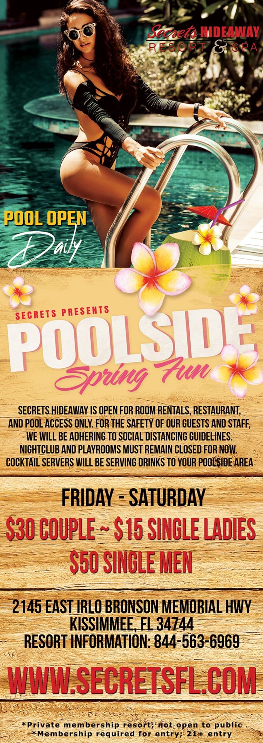 Saturday Poolside Spring Fun