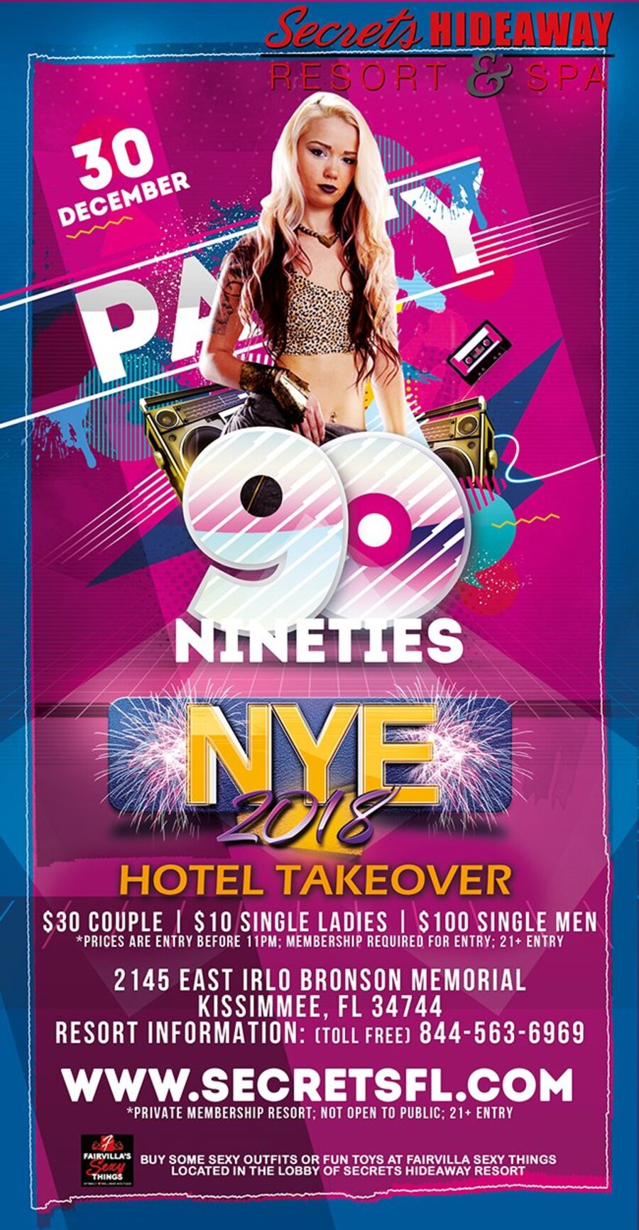 90's Night - NYE TAKEOVER