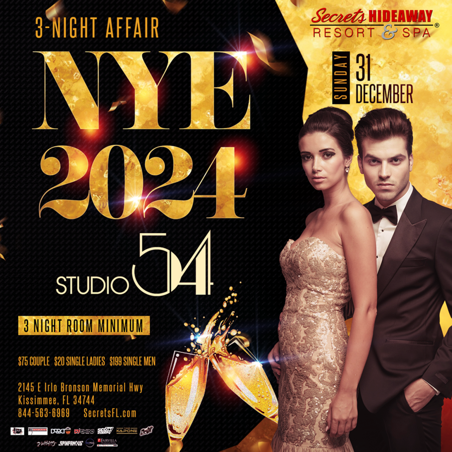 Studio 54 - NYE 3 Night Affair