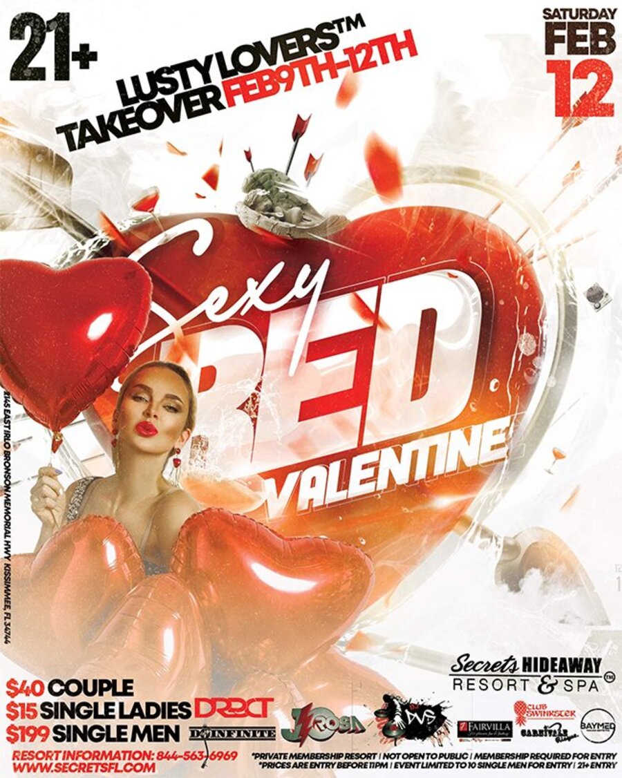 Sexy Red Valentine - Lusty Lovers Takeover