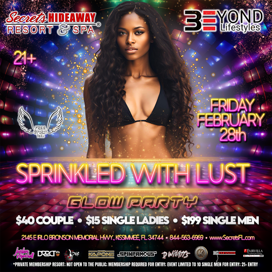 Sprinkled with Lust - GLOW party - Beyond Lifestyles