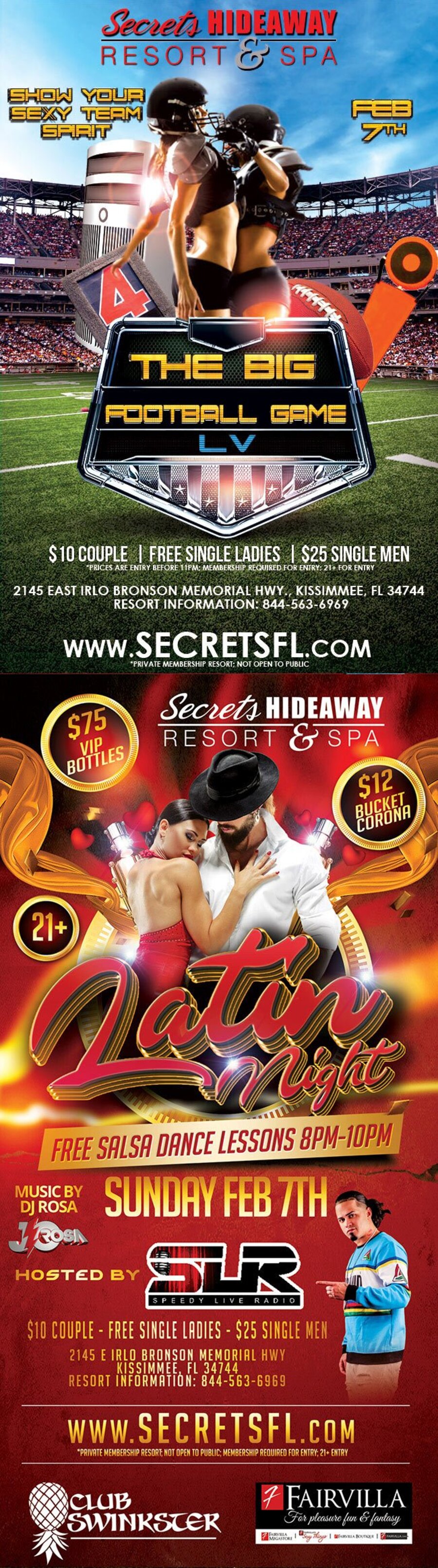 Latin Night and The Big Game