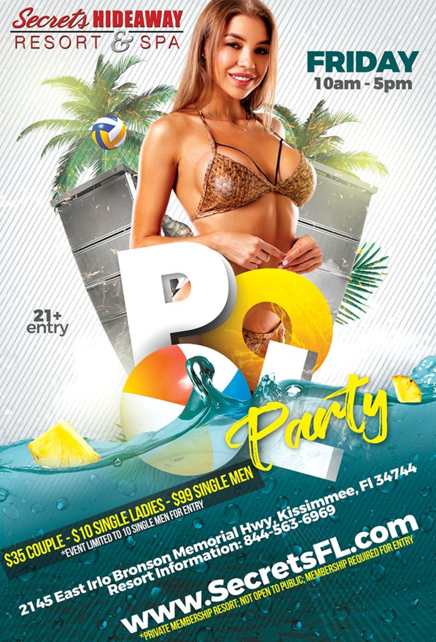 Pool Party 10am-5pm - Arouse Weekend