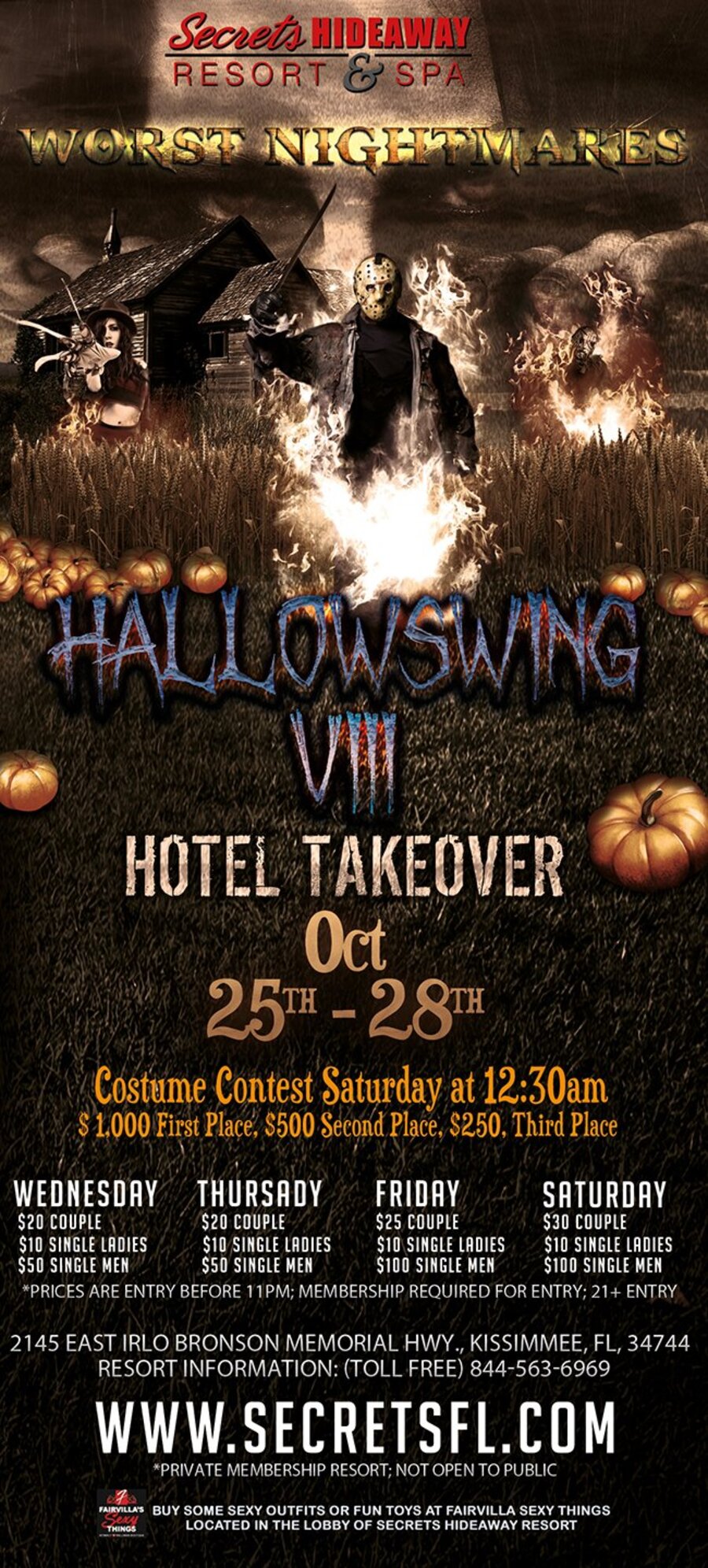 Hallowswing VIII Hotel Takeover
