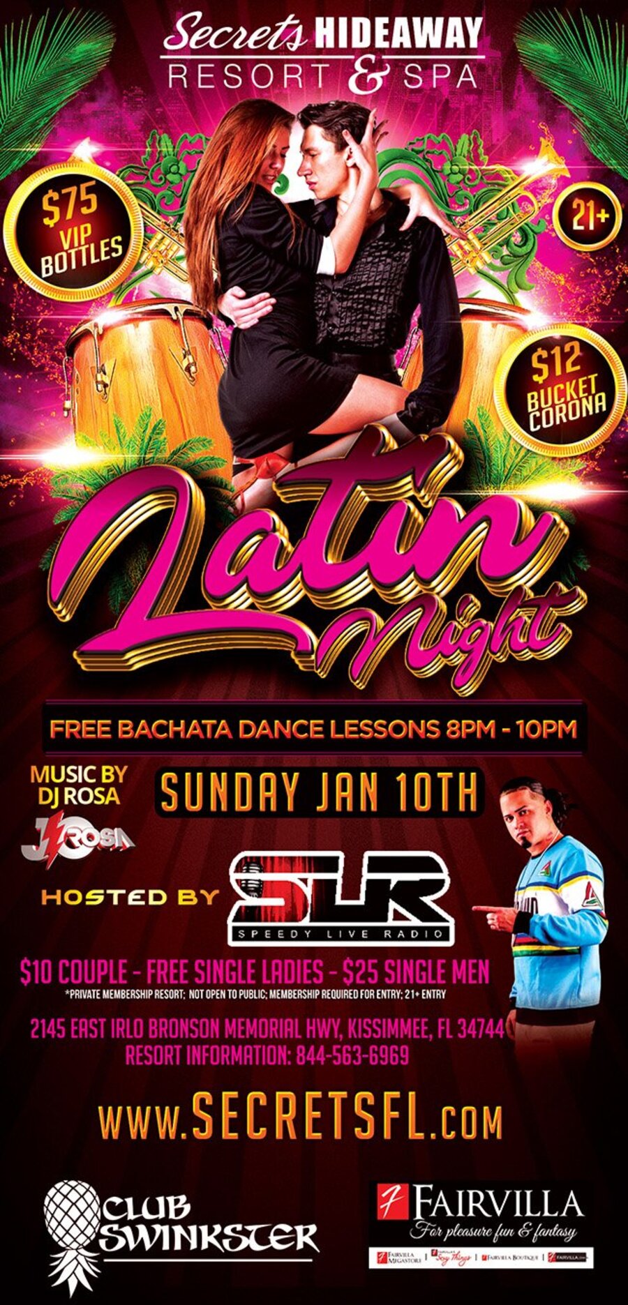 Latin Night - FREE Bachata lessons