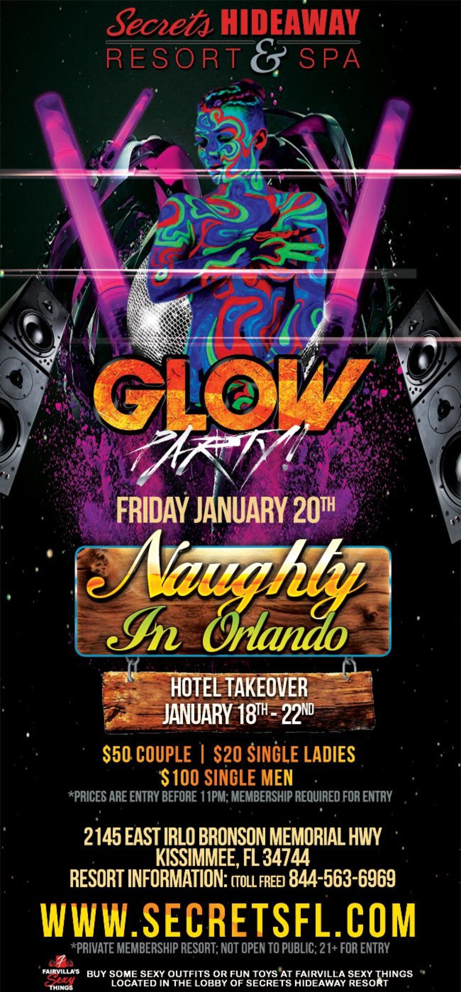 Naughty in Orlando Hotel Takeover