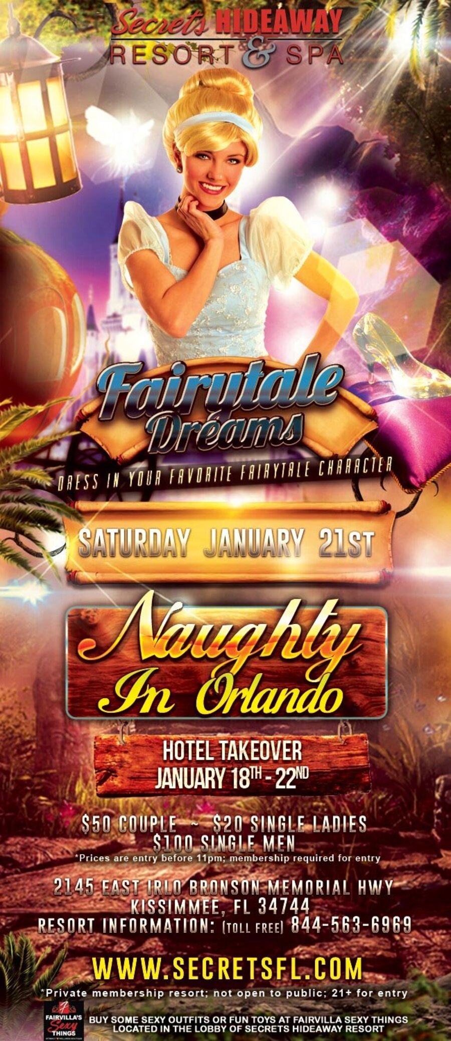 Naughty in Orlando Hotel Takeover