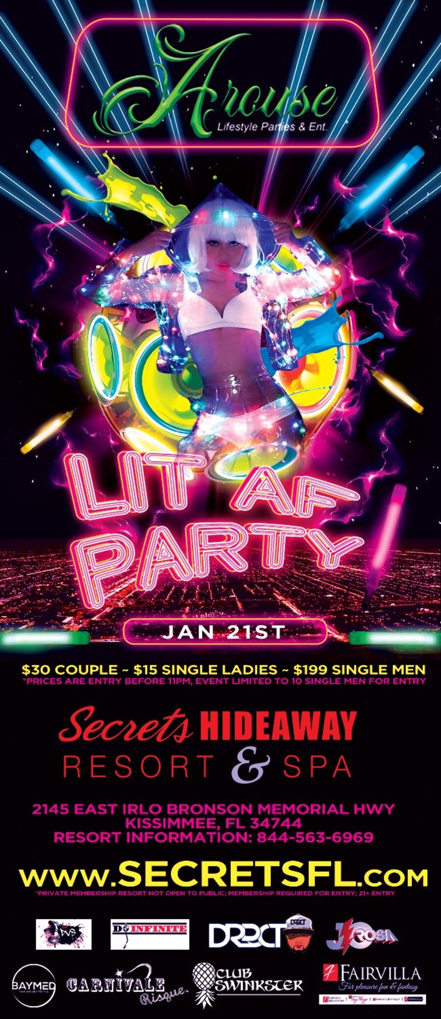 LIT AF - Arouse weekend