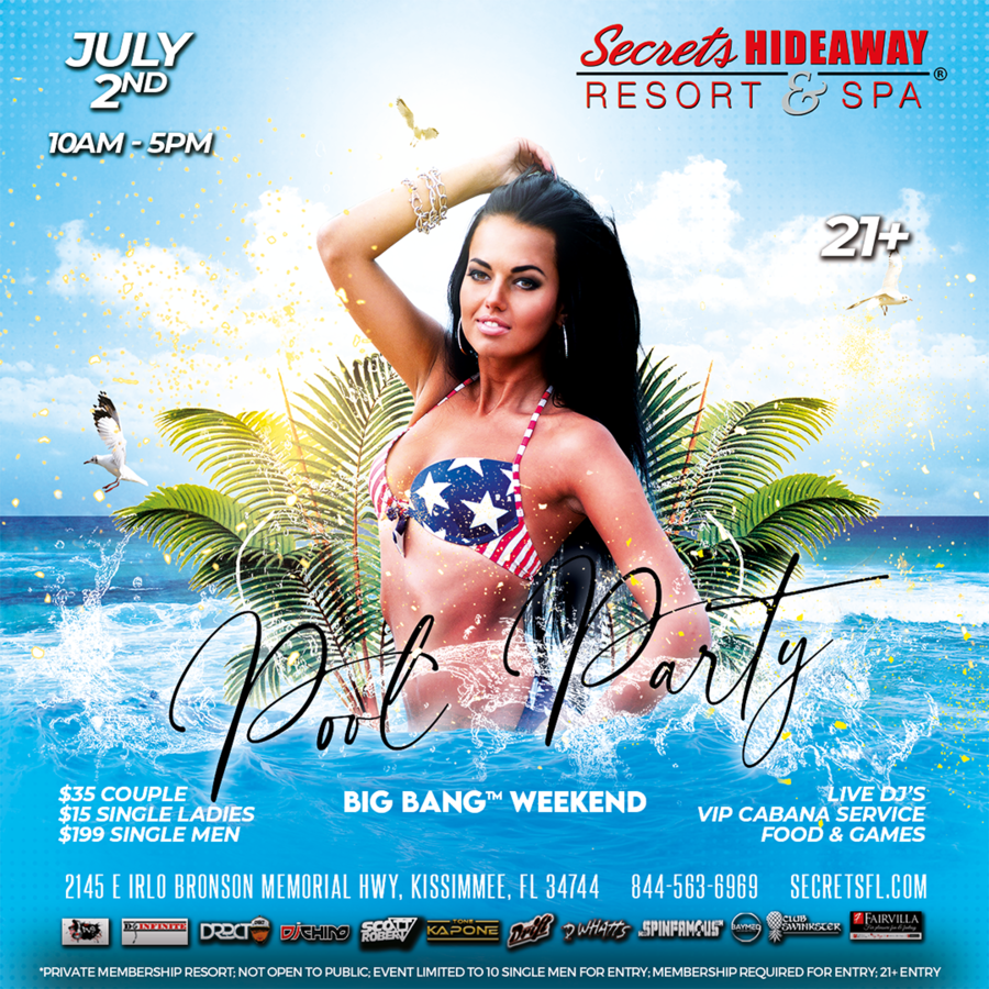 Pool Party 10am-5pm - Big Bang™ weekend