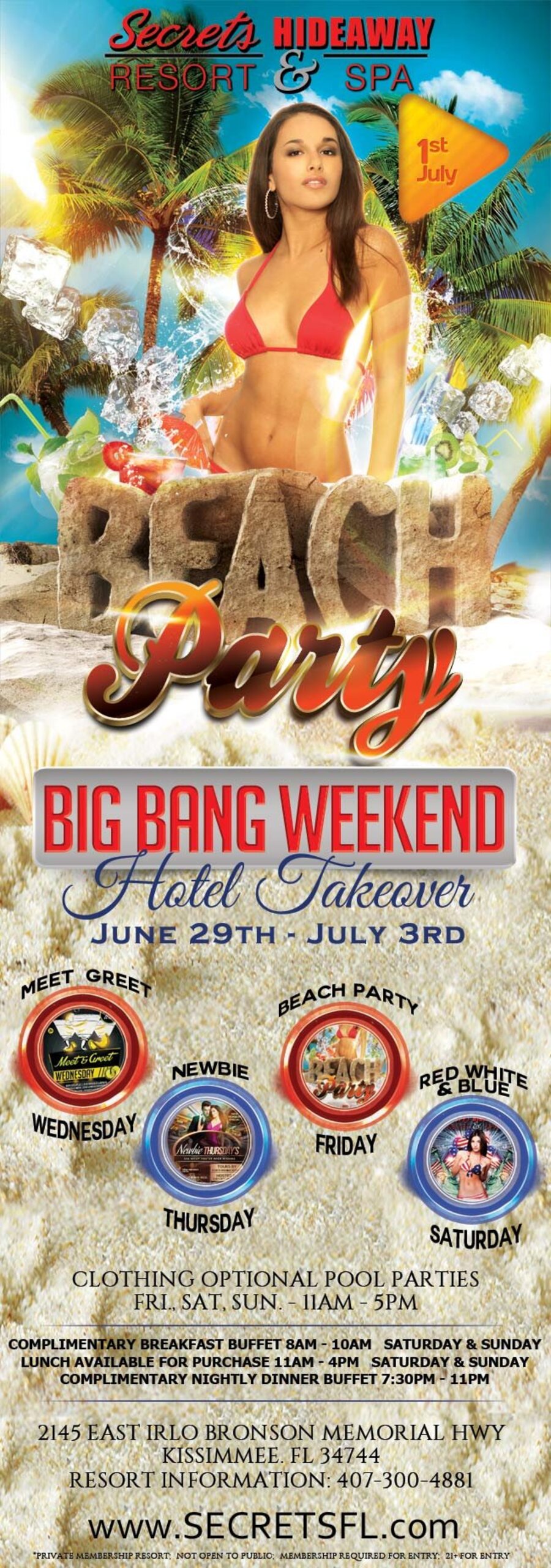 Beach Party - Big Bang Weekend 2016
