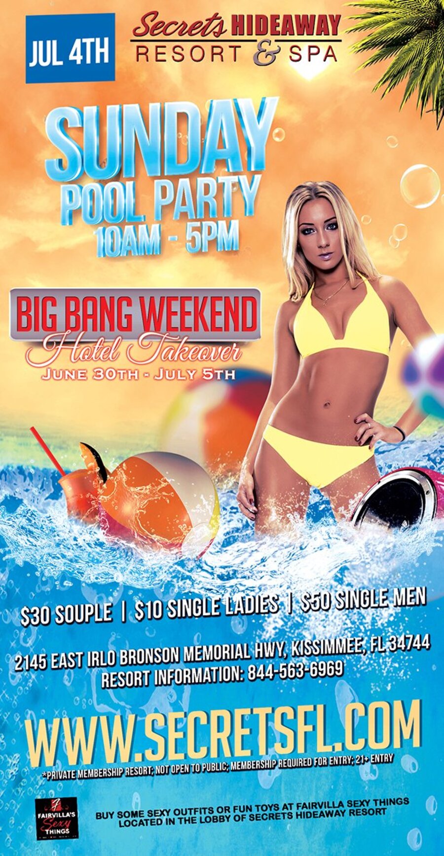 Sunday Pool Party 10am-5pm
