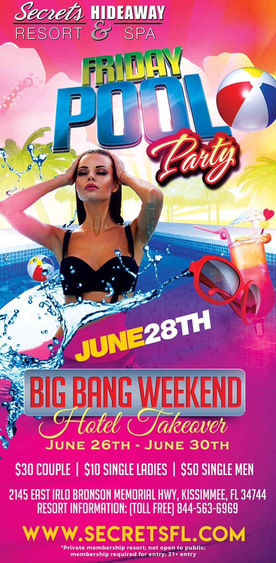 Friday Pool Party 10am-5pm - Big Bang Takeover