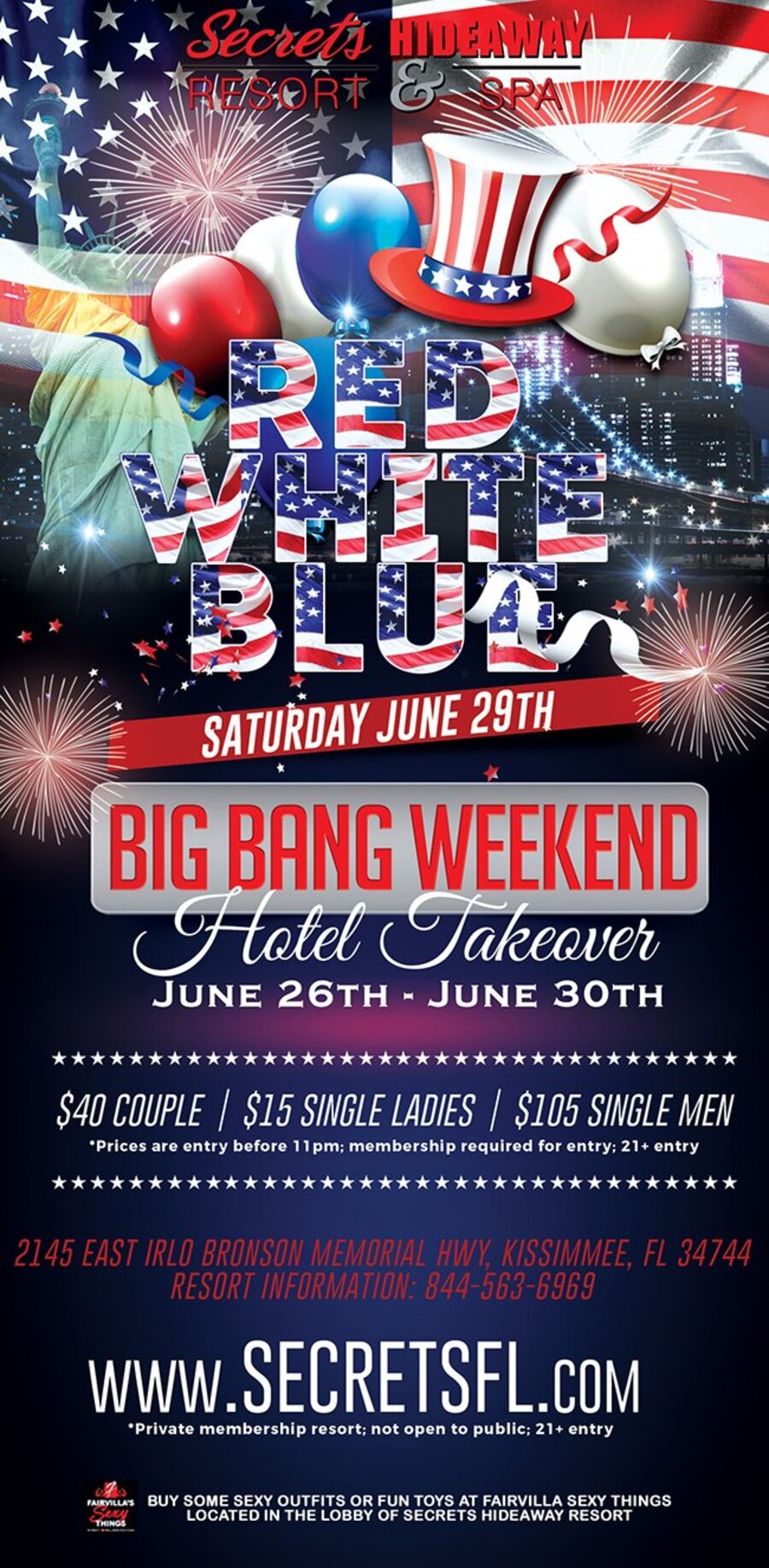Red White & Blue - Big Bang Takeover