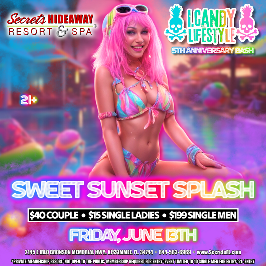 Sweet Sunset Splash - i.Candy Lifestyle 5th Anniversary Bash