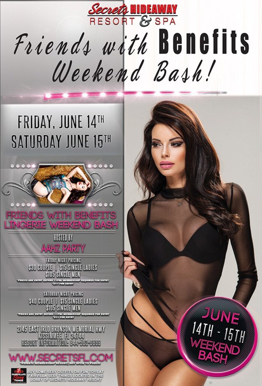 Aahz Friends with Benefits Lingerie Weekend