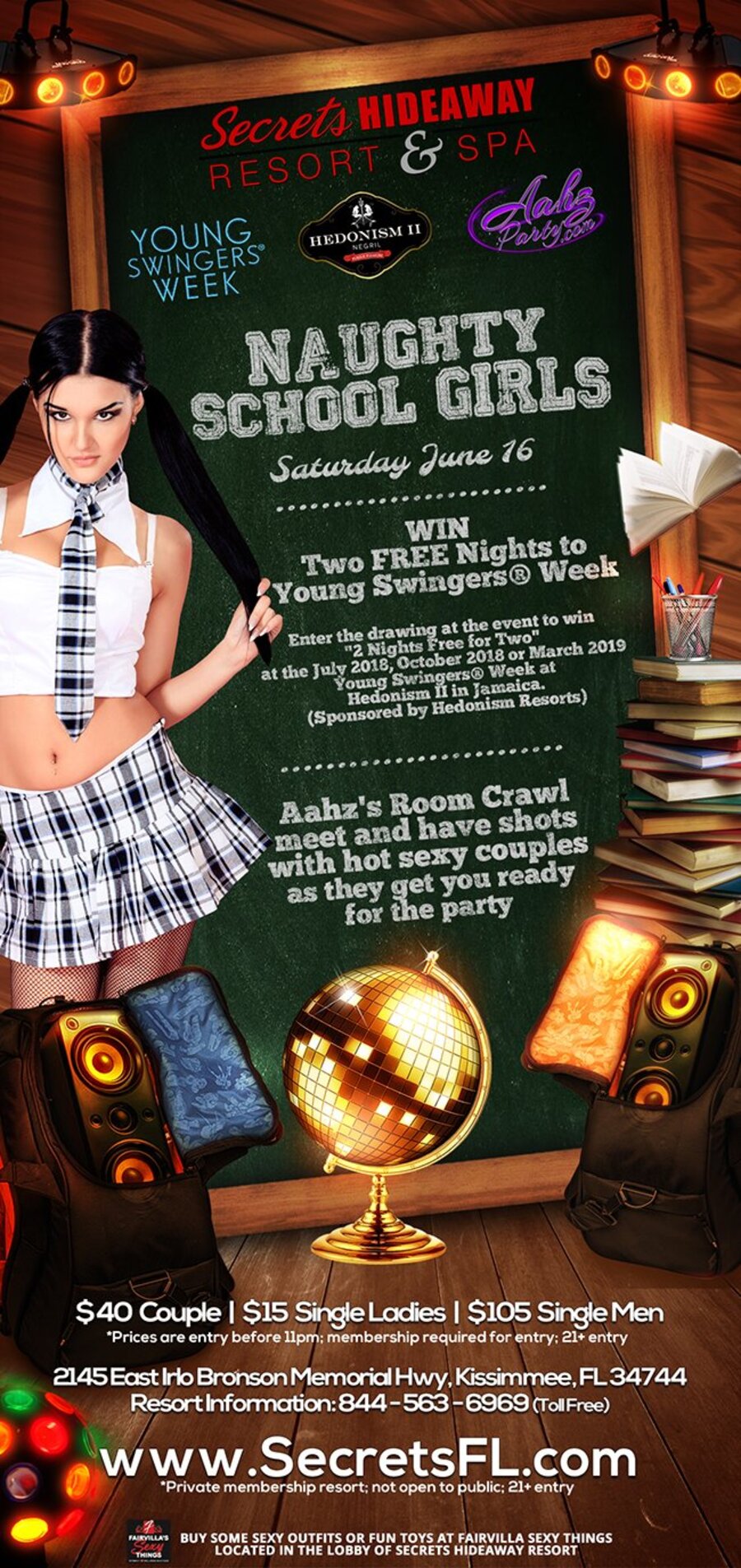 Aahz & YSW Naughty School Girls 