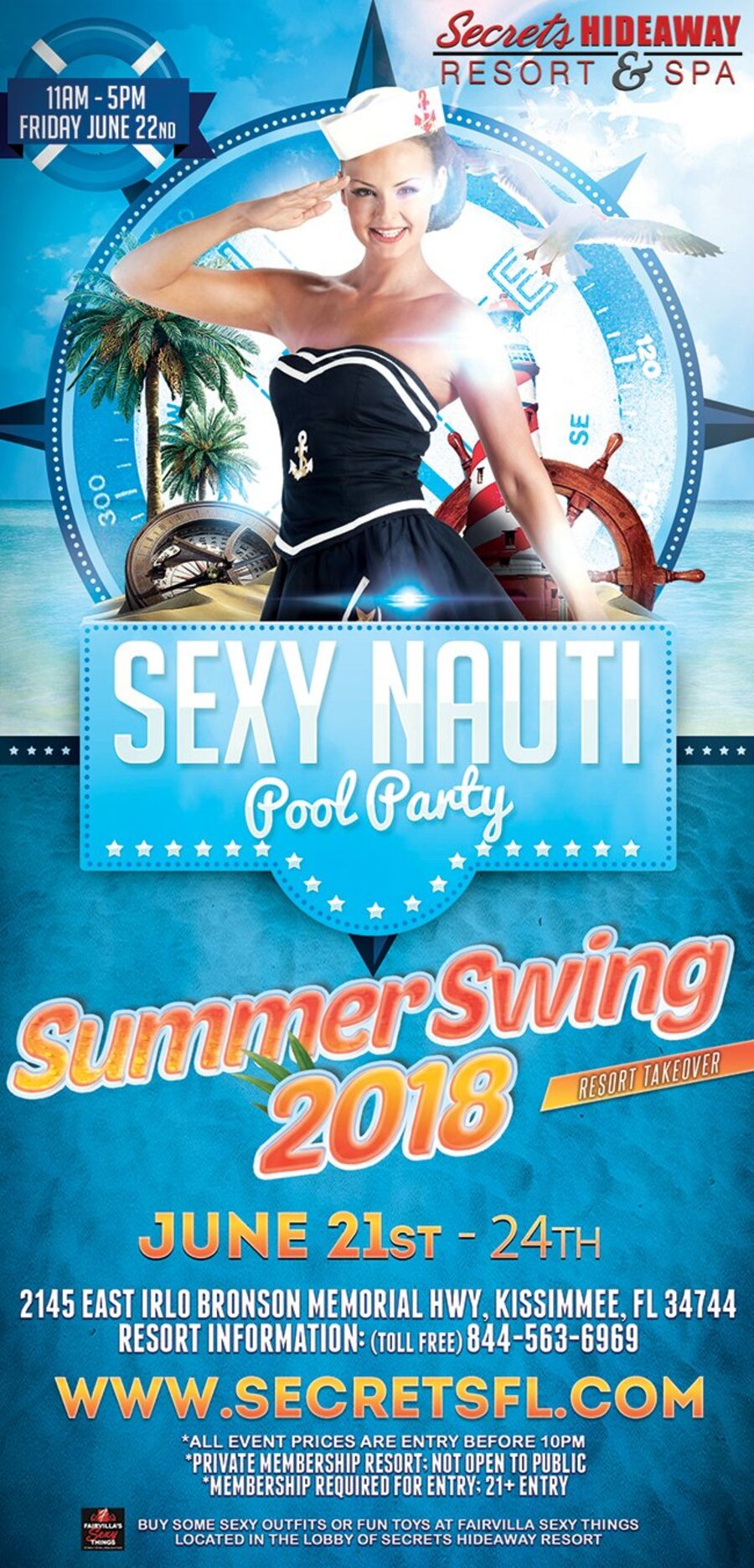 Sexy Nauti Pool Party 11am - 5pm