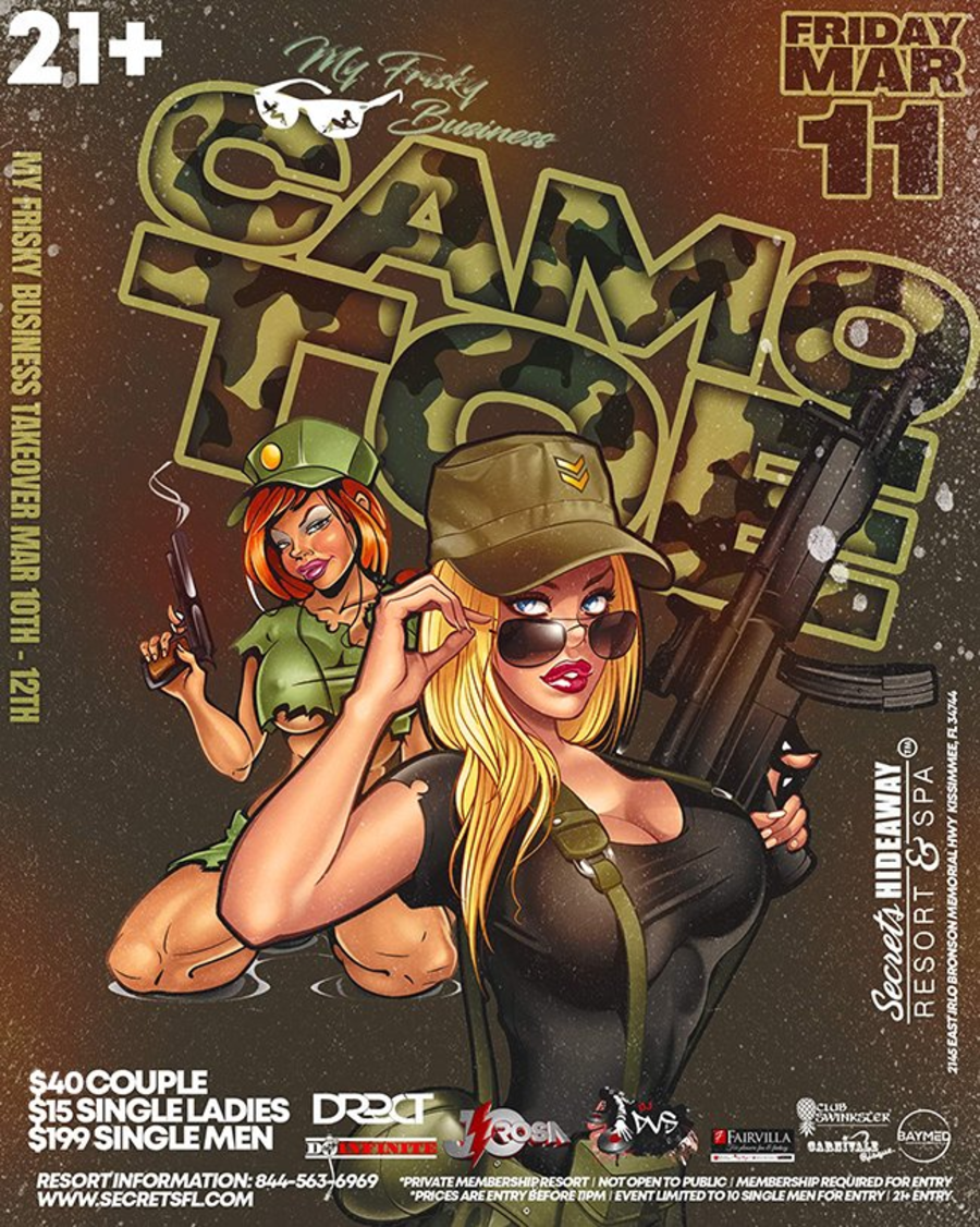 Camo-toe - My Frisky Business 