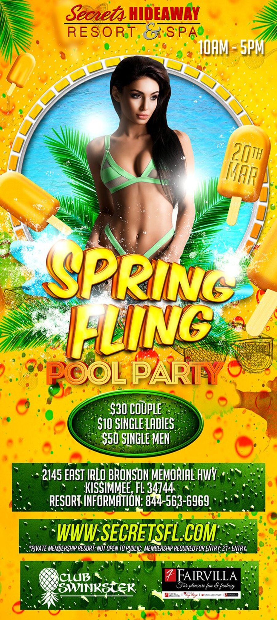 Pool Party 10am-5pm - Spring Fling Takeover
