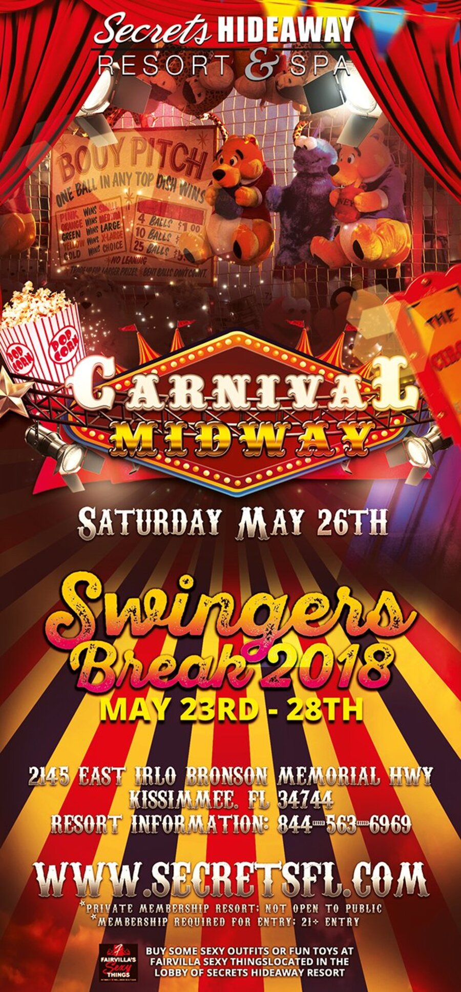 Carnival Midway Swingers Break 2018