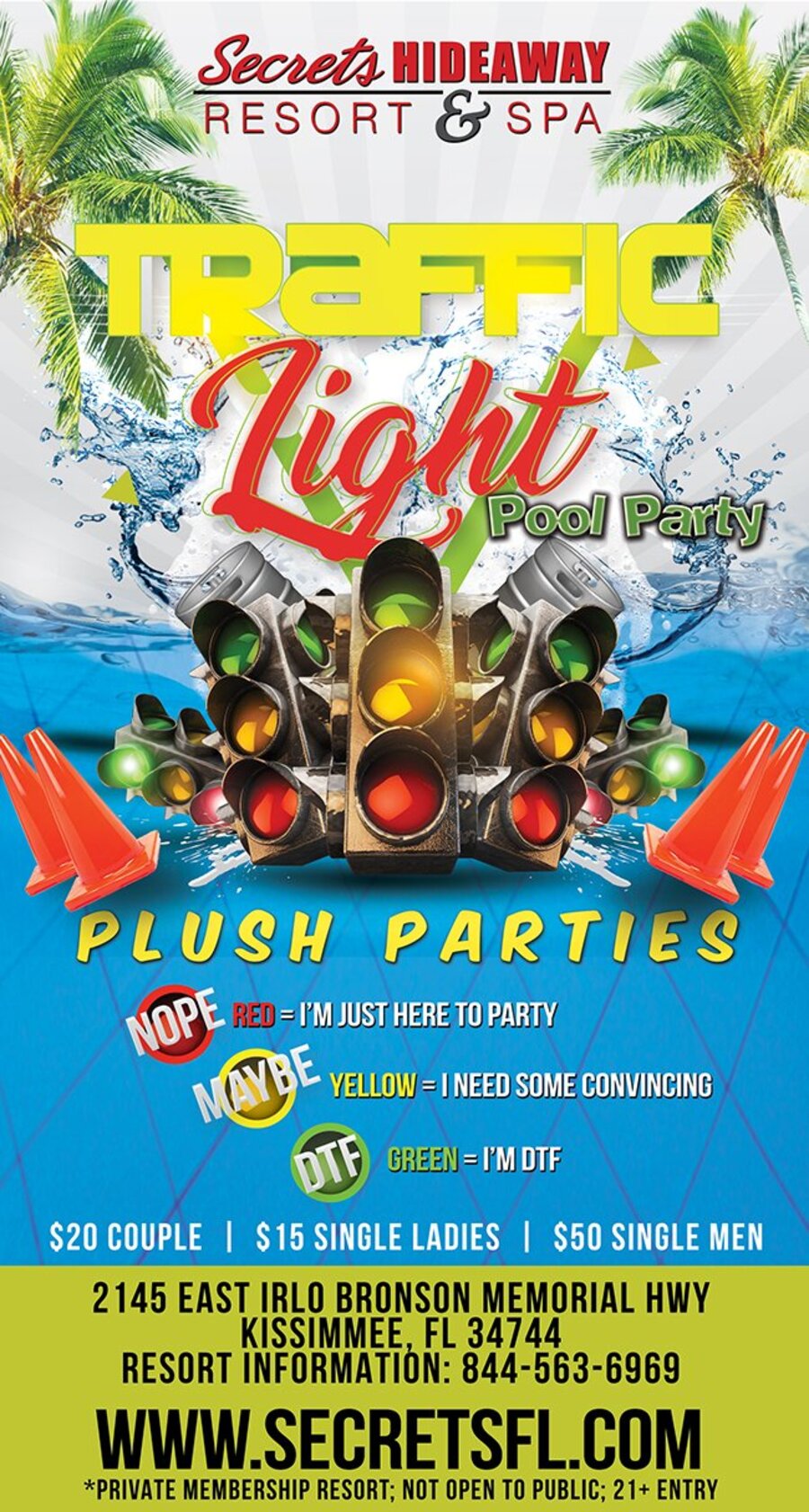 Traffic Light Pool Party - 10am-5pm 