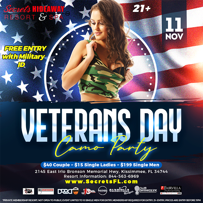 Veteran Camo Party