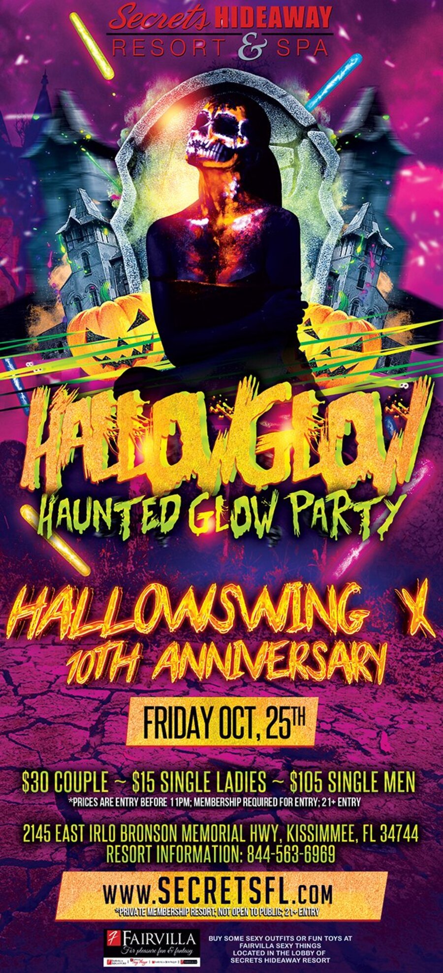 Haunted Glow Party - Hallowswing X