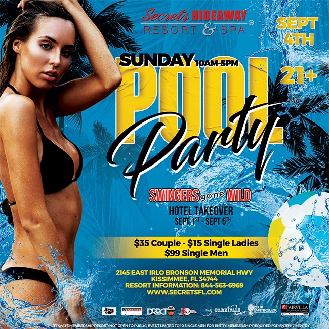 Sunday Pool Party 10am-5pm