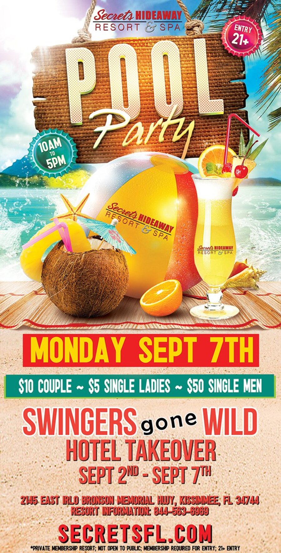 Monday Pool Party 10am-5pm - Gone Wild Takeover