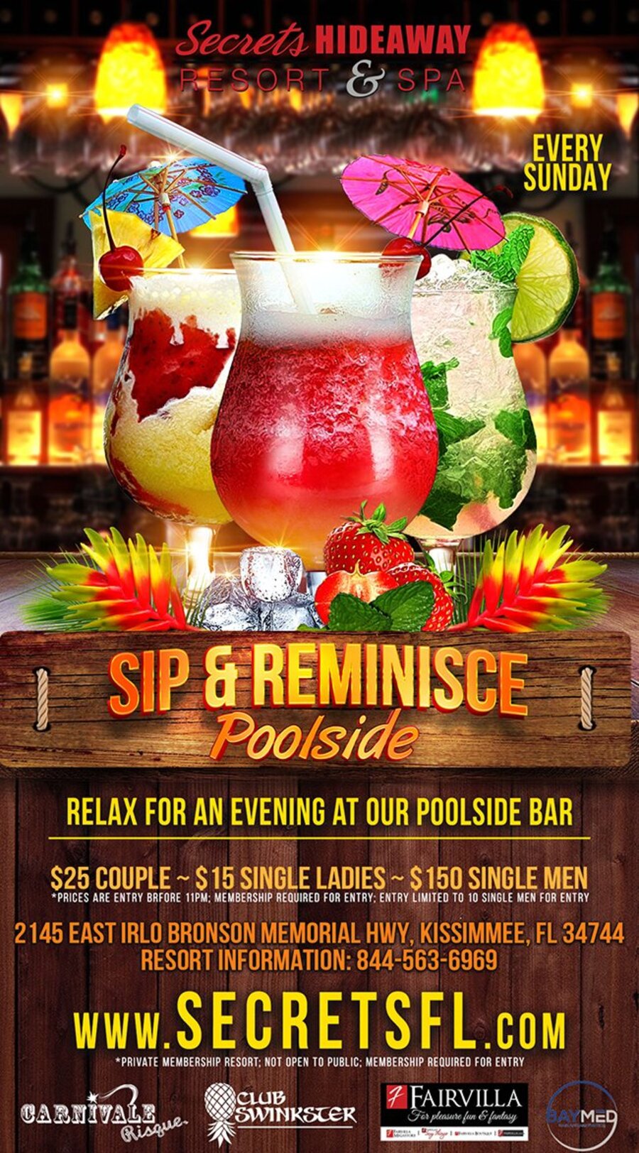 Sip & Reminisce - Poolside