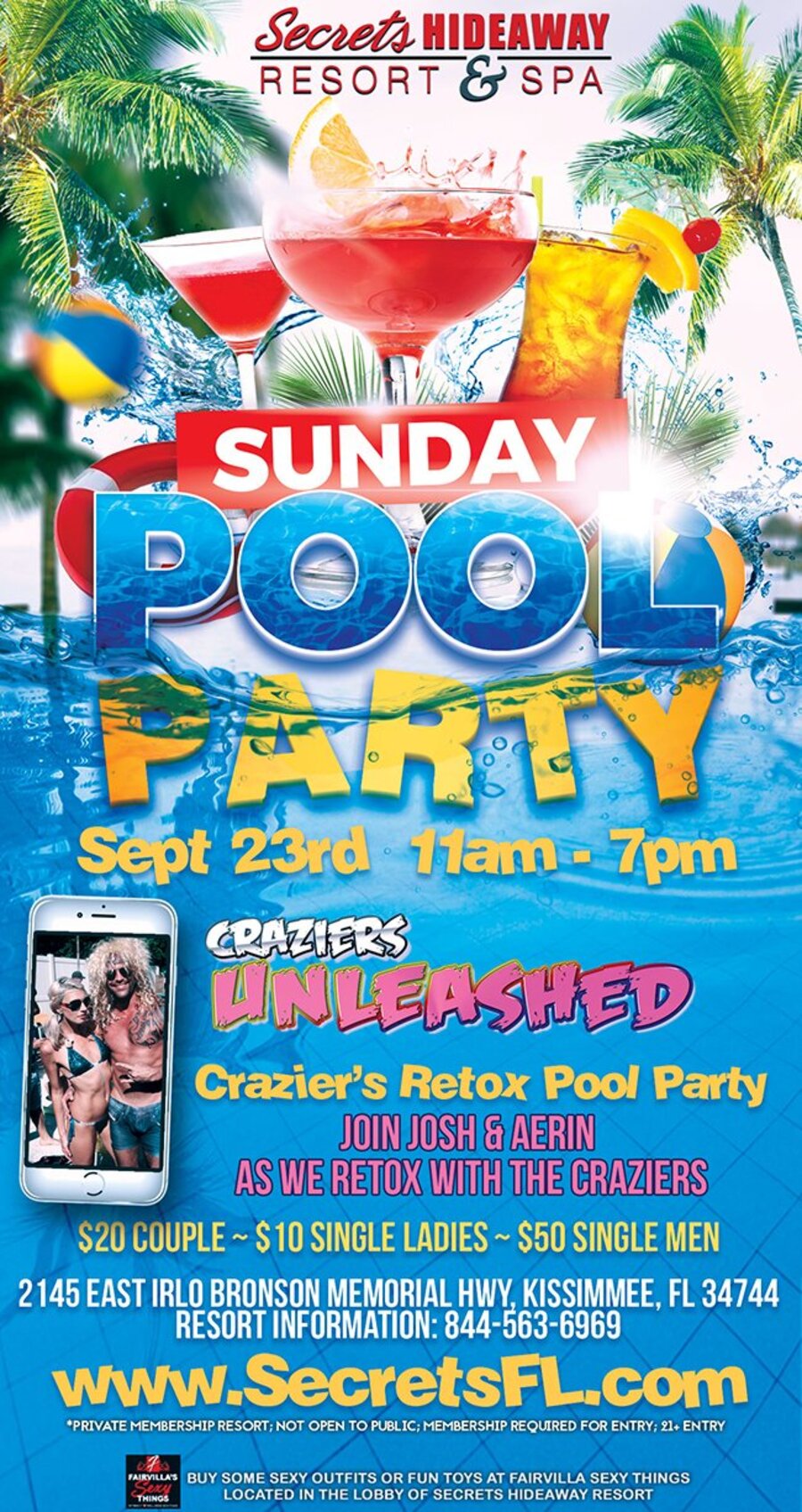 Retox Sunday Pool Party 11am-7pm