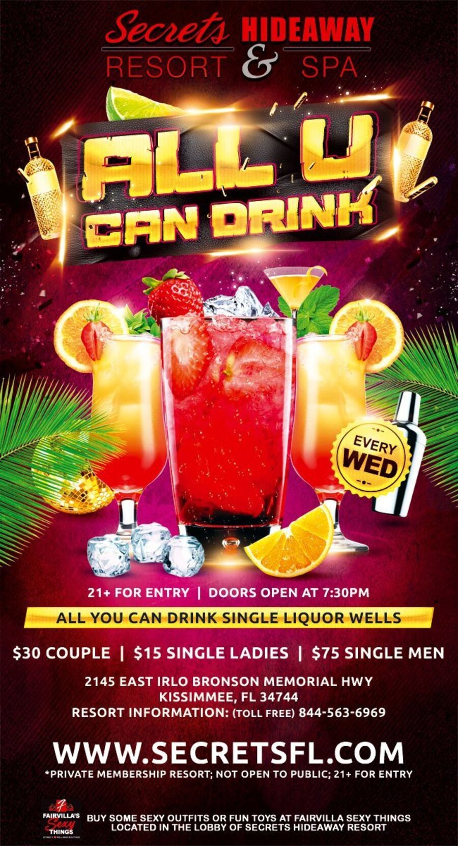 All You Can Drink Wednesday