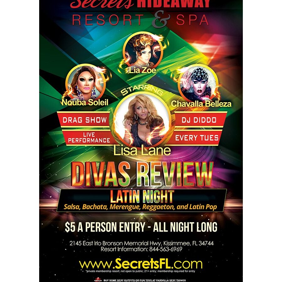Divas Review Latin Night