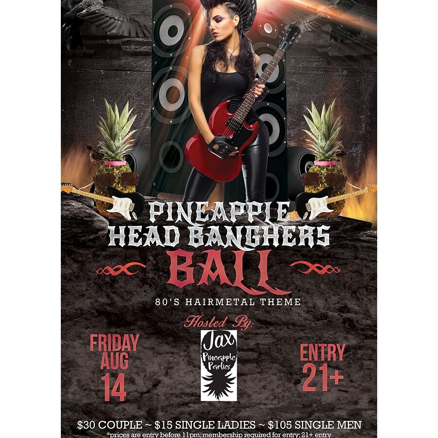 Head BangHers Ball - Jax Pineapple Parties