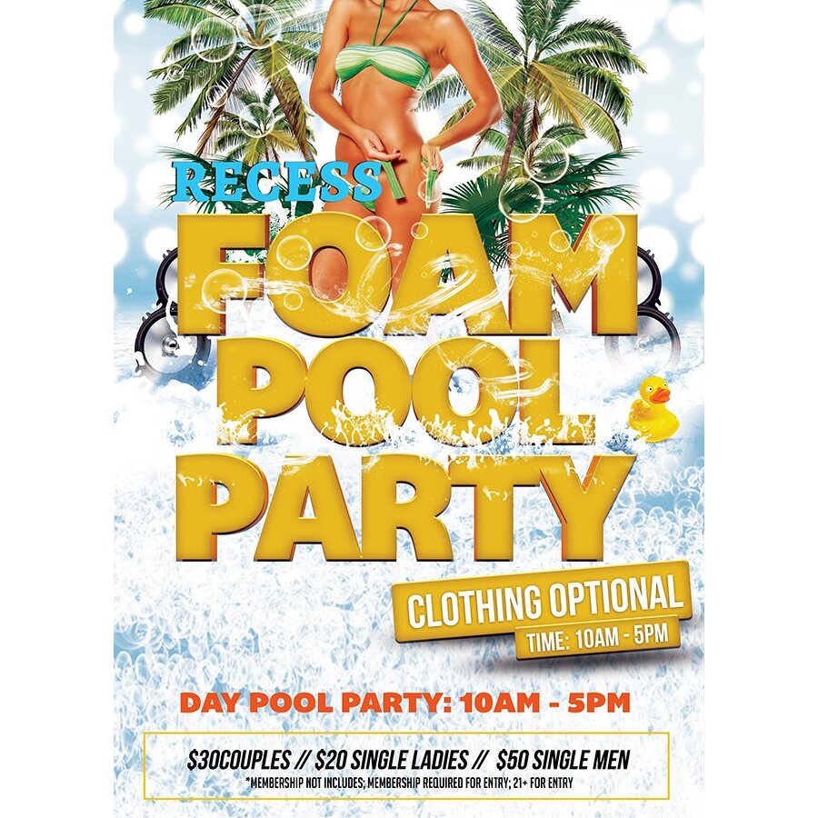 Recess Foam Pool Party - Back to School Swing Hotel Tak