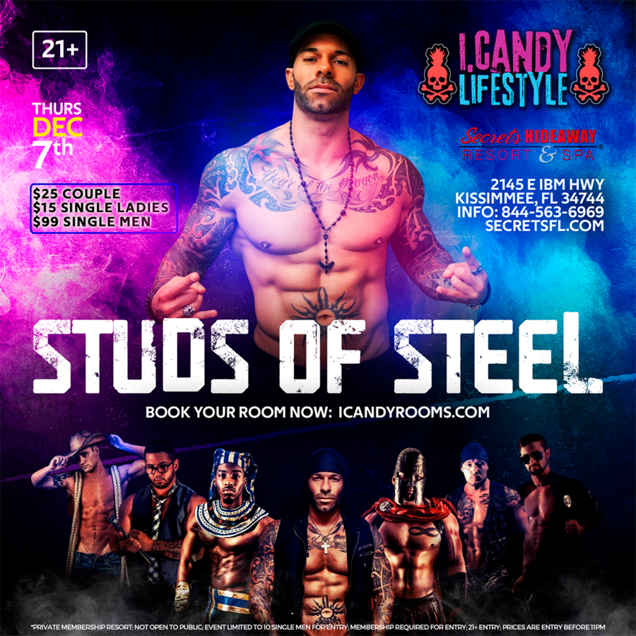 Studs of Steel - iCandy Lifestyle® takeover
