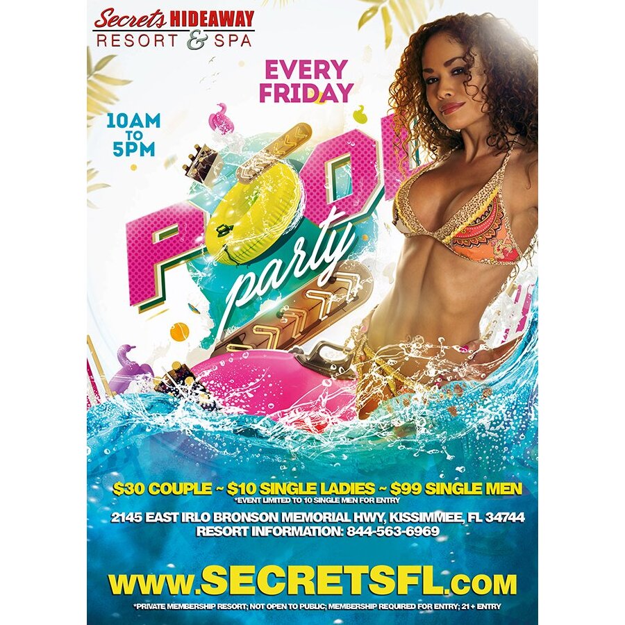 Friday Pool Party 10am-5pm - i.candy weekend