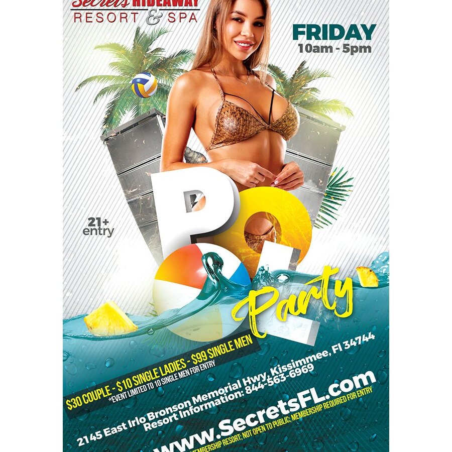 Friday Pool Party 10am-5pm