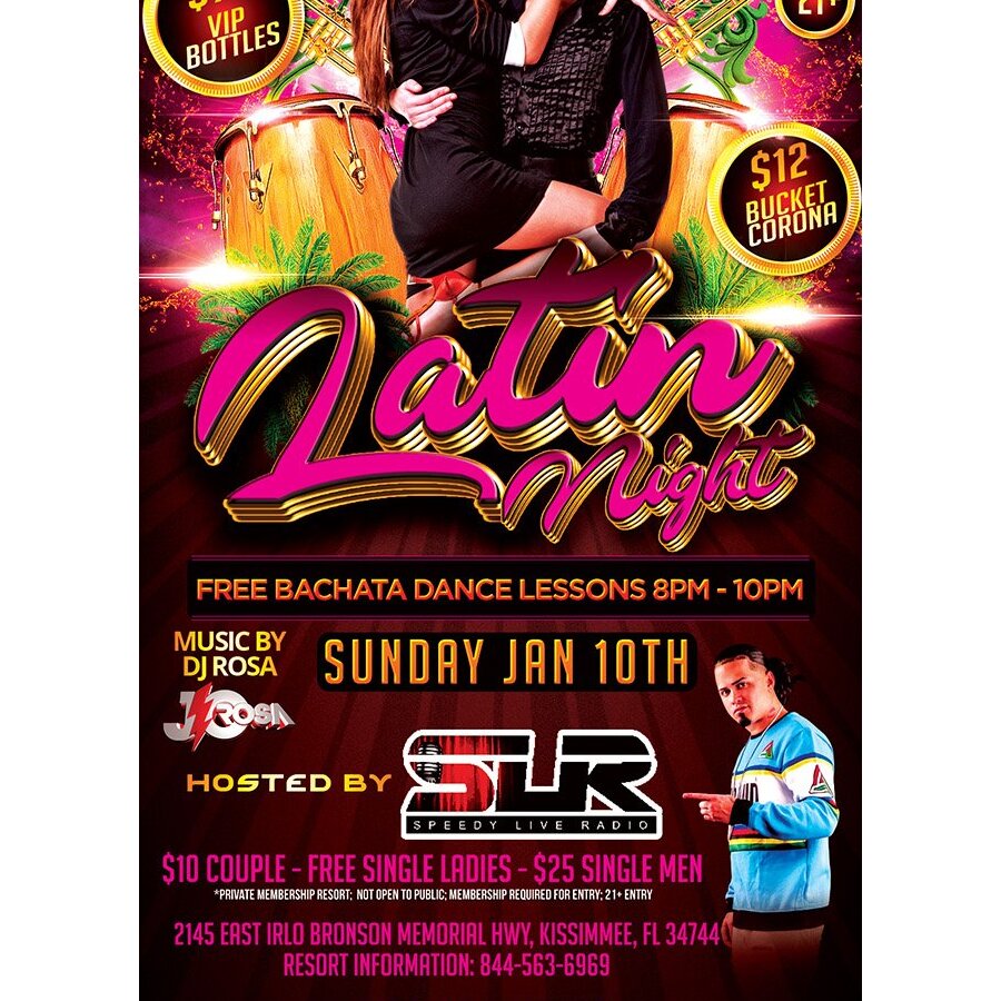 Latin Night - FREE Bachata lessons