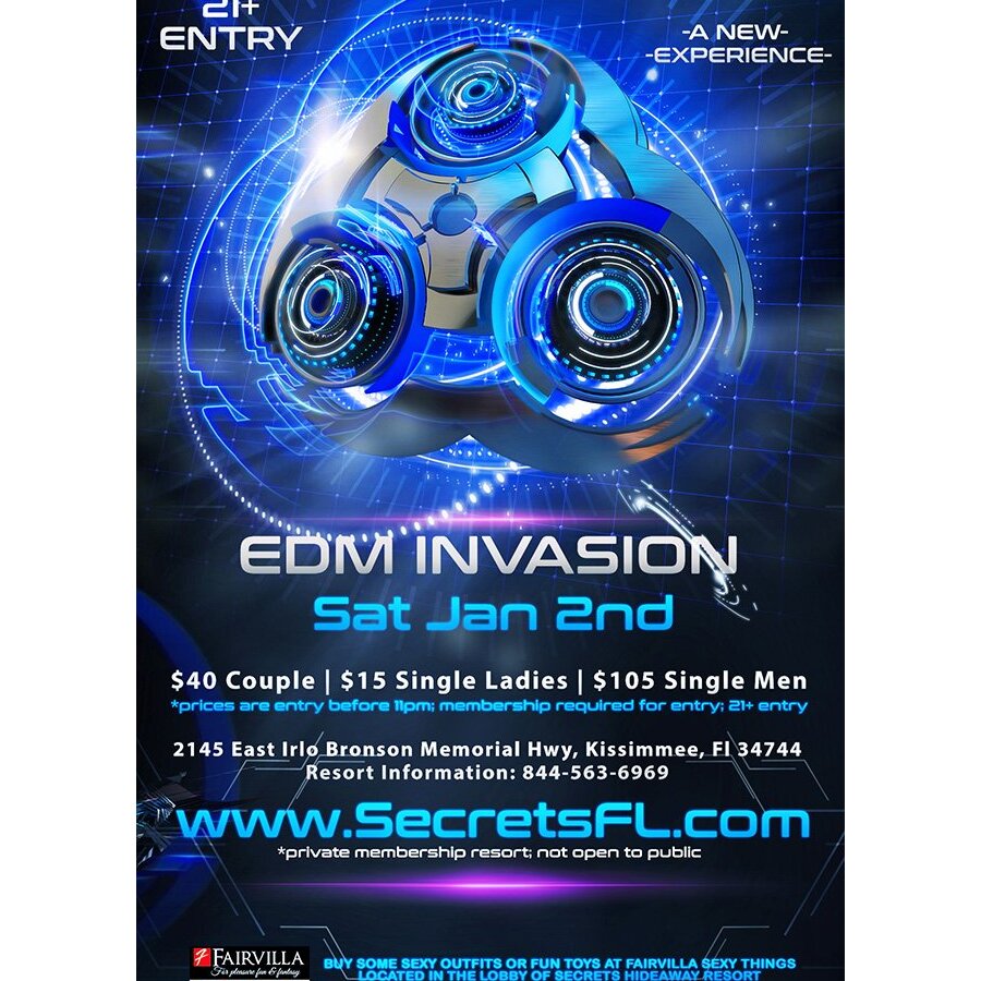 EDM Invasion - NYE Takeover