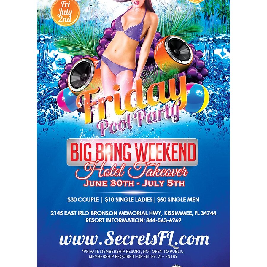 Friday Pool Party 10am-5pm